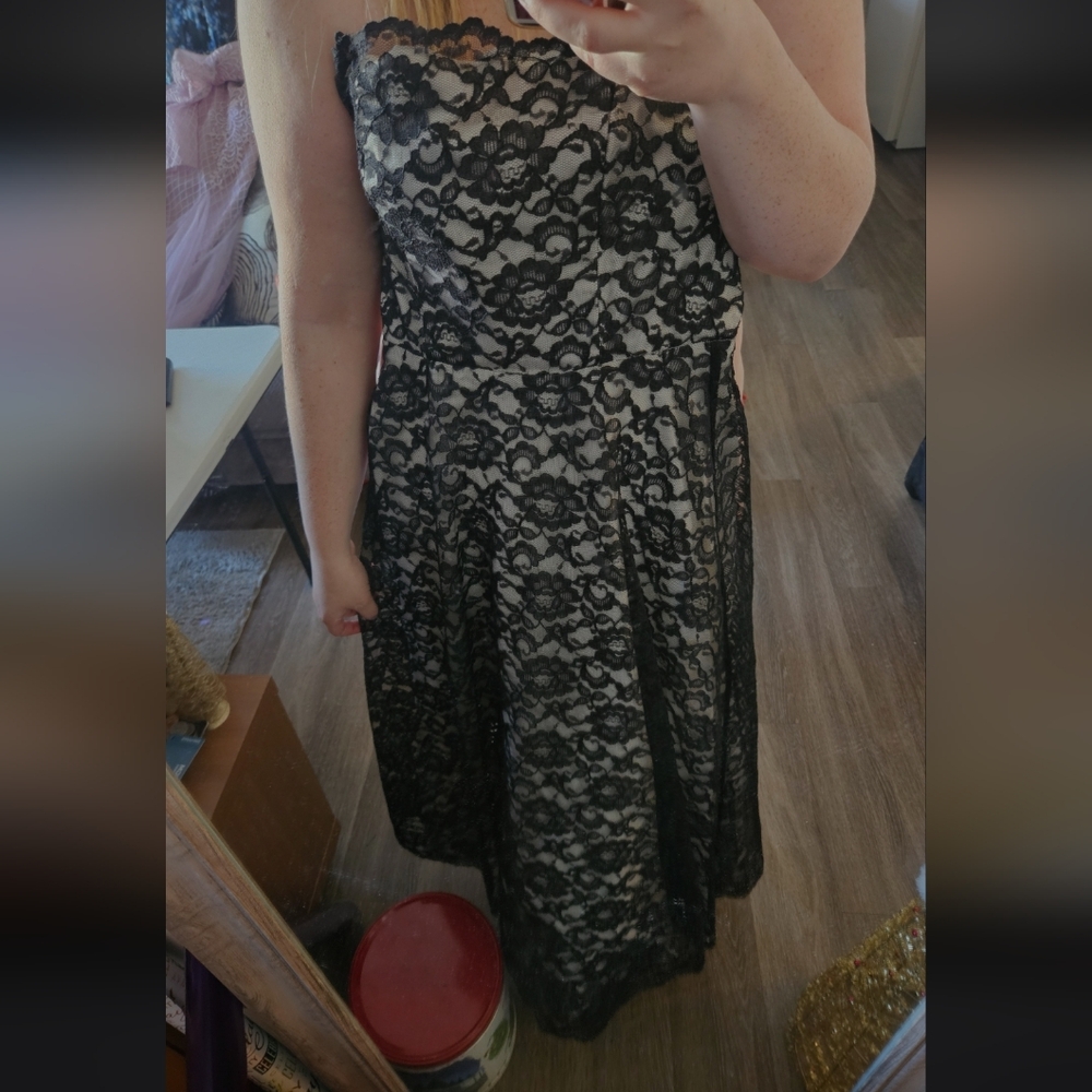 Rachel Kate Black and White Dress
